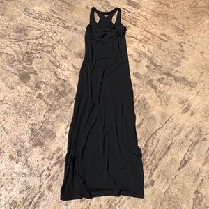XS/S Mossimo Black Maxi Dress with Slit Up Side